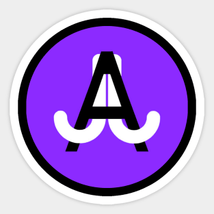 Just Joshin' Around - Purple Sticker